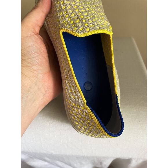 Rothy's Lemon Yellow Honeycomb Sneaker. Size w8. - Picture 6 of 9